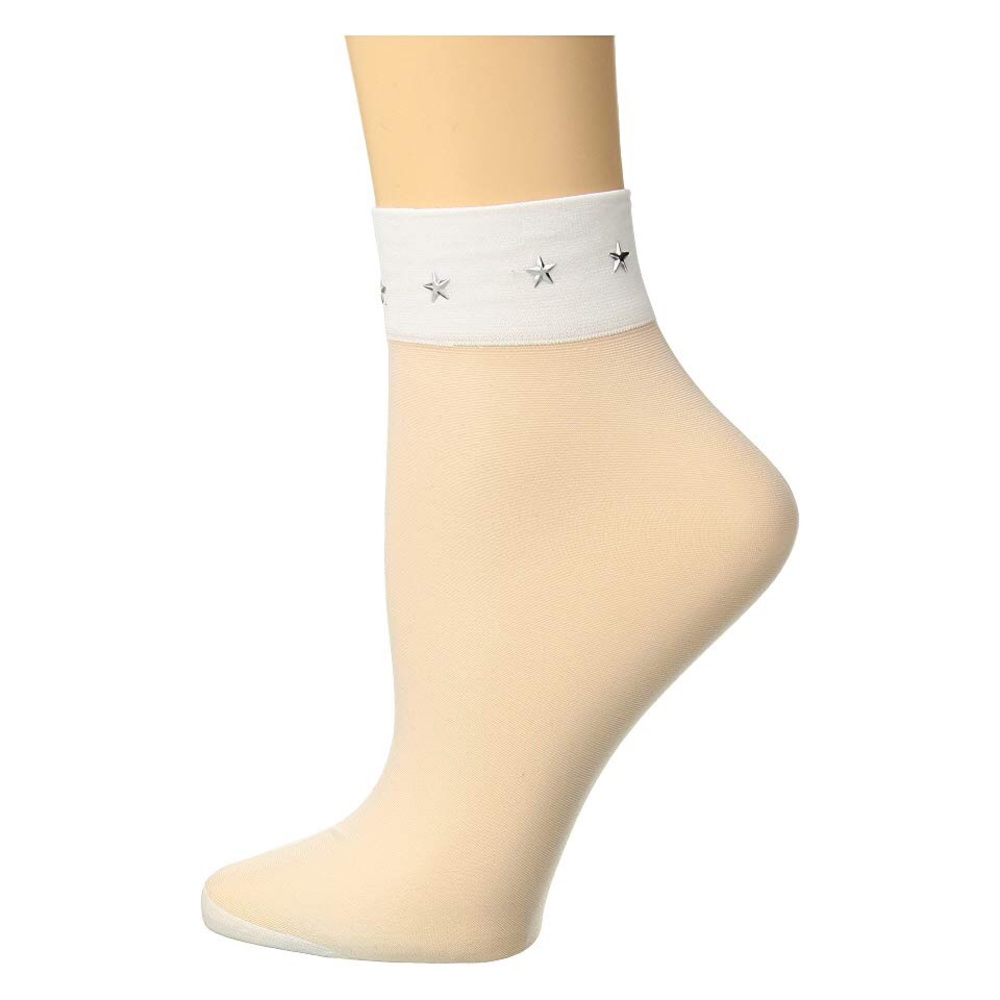 Steve Madden Sheer Star Studded Anklet Socks